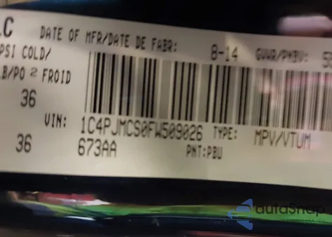 2015 Jeep Cherokee Latitude from USA, damaged, VIN 1C4PJMCS0FW509026